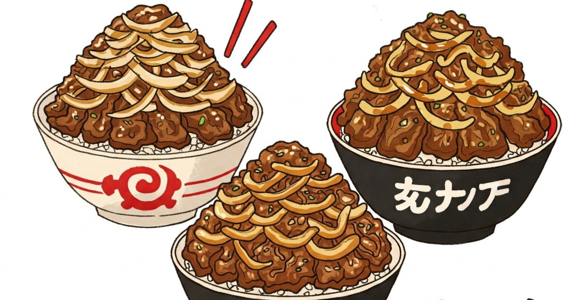 吉野家よりすき家派専用 吉野家・松屋・すき家】牛丼チェーン3社を比較してみた！味やコスパの