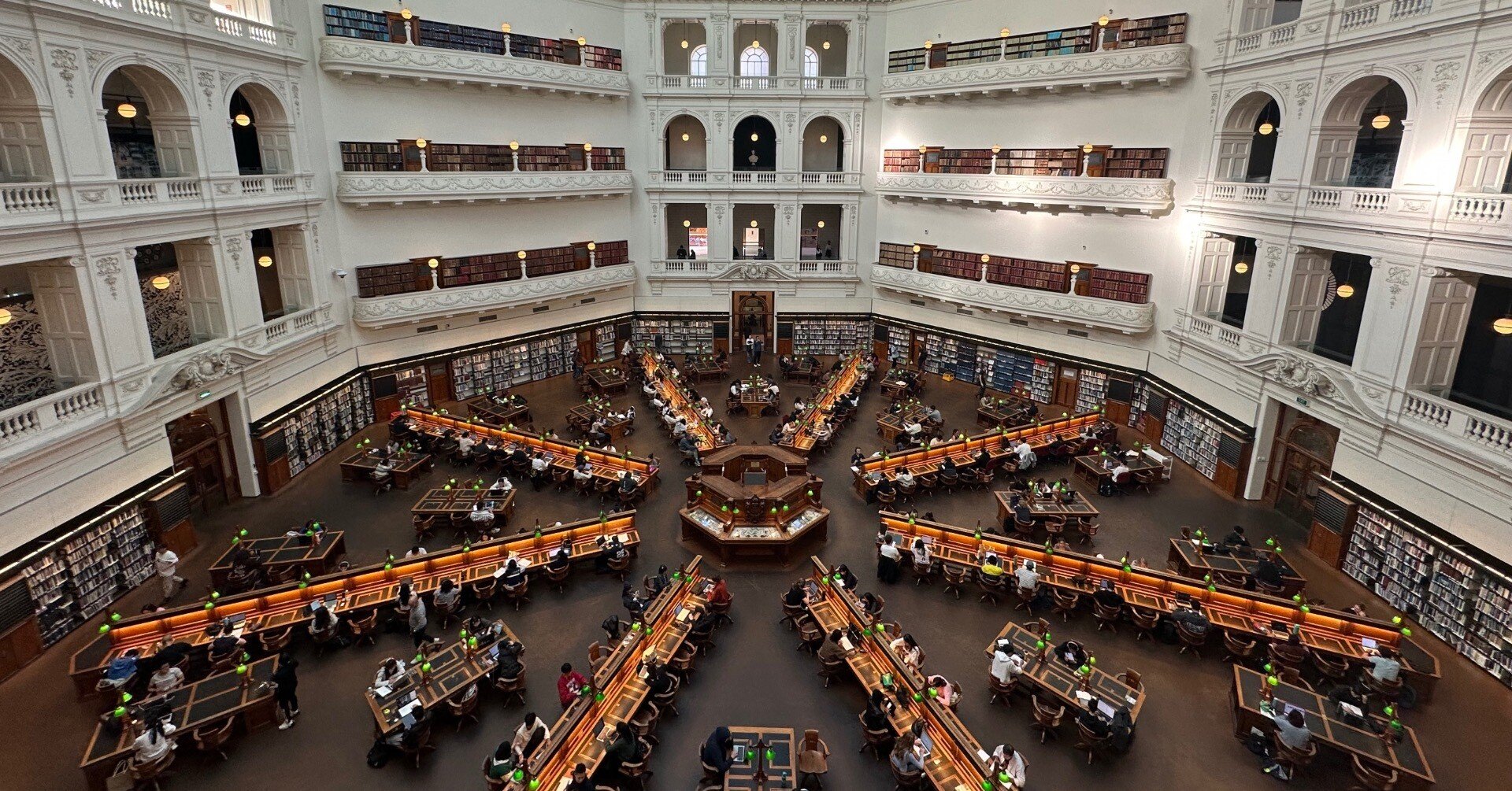 メルボルンのとても美しい図書館 