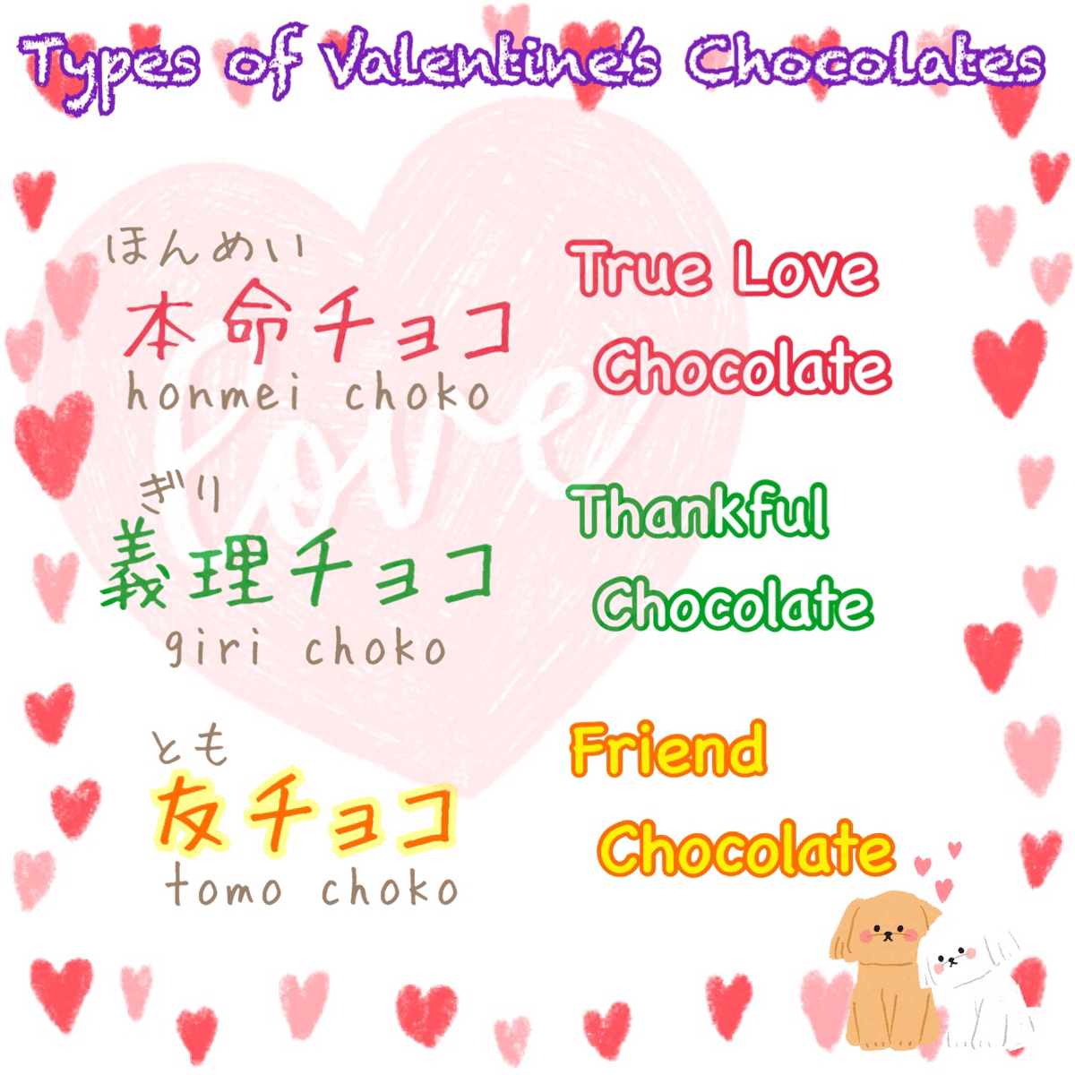 🍫Types of Valentine's Chocolates in Japan💝｜Tokotoko Japanese