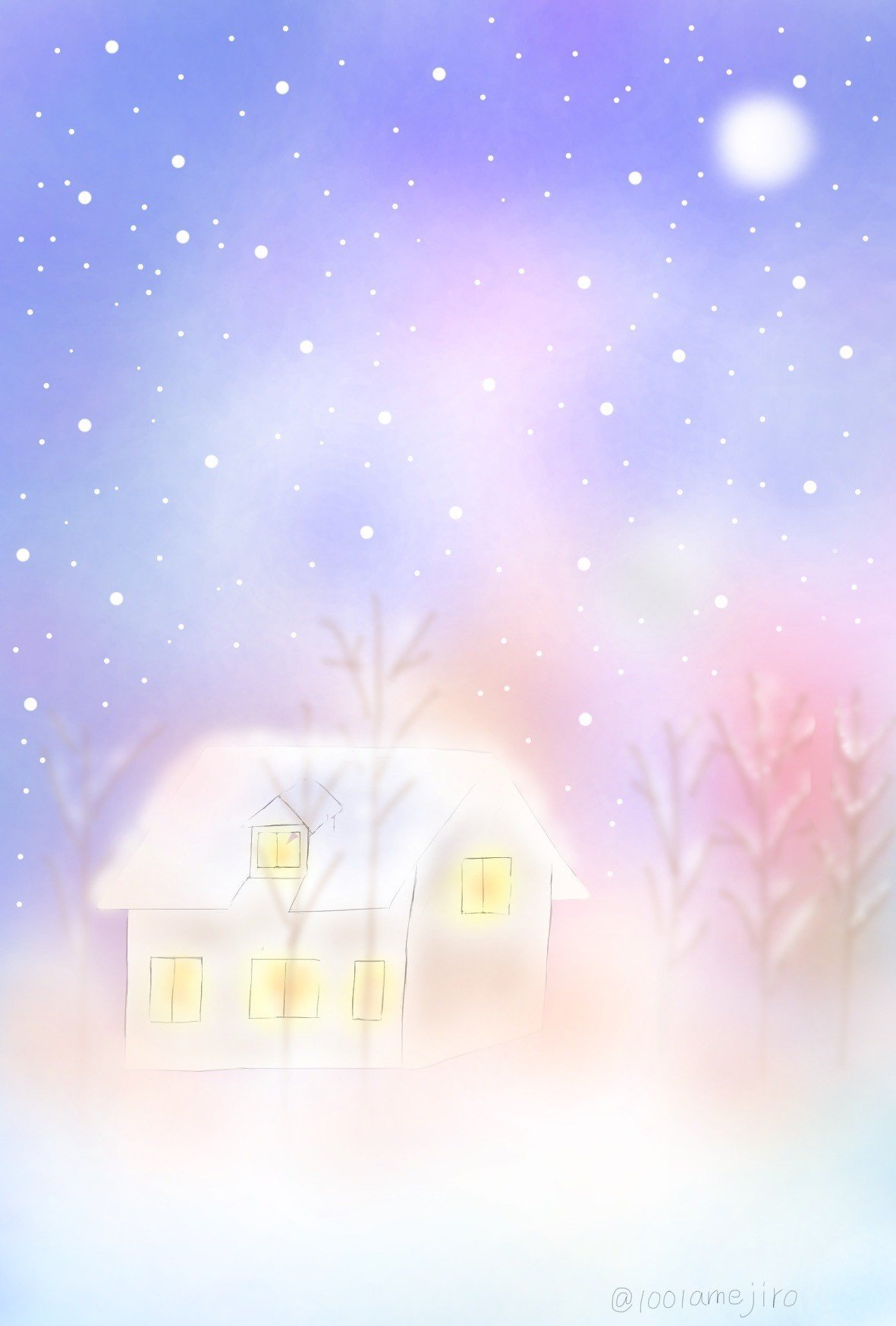 吹雪の夜 雪だらけのお父さんが帰ってきた 真っ赤な顔 をして ストーブに駆け寄るお父さん 白髪交じりの頭にのった雪が ストーブに落ち じゅっと音をたてた たちまち湯気となって消えてしまう 久しぶりに会った あめ あめじろう Note 吹雪の夜 雪だらけのお父さんが帰ってきた 真っ赤な顔 をして ストーブに駆け寄るお父さん 白髪交じりの頭にのった雪が ストーブに落ち じゅっと音をたてた たちまち湯気となって消えてしまう 久しぶりに会った あめ あめじろう Note