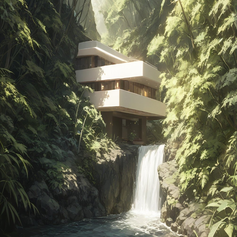 落水荘｜フランク・ロイド・ライトの有機的建築の頂点｜World