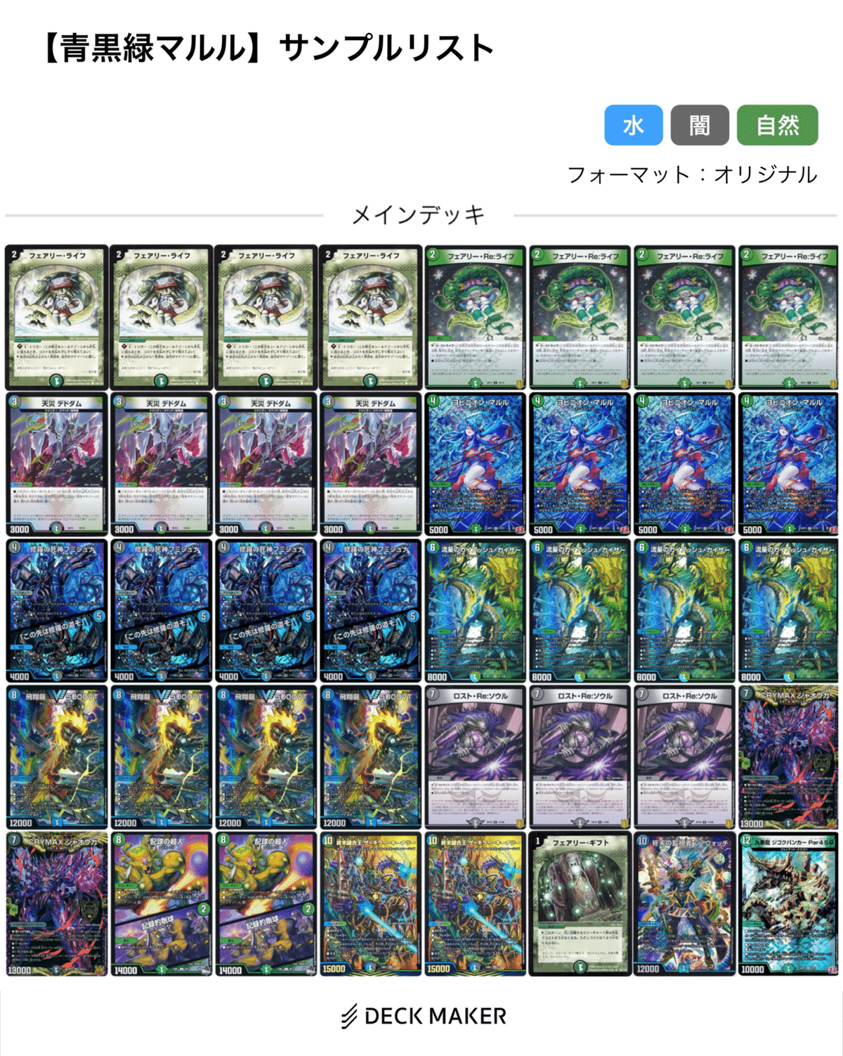 オリジナル準環境まとめ【DMDB調査報告書・番外編】｜ロニア