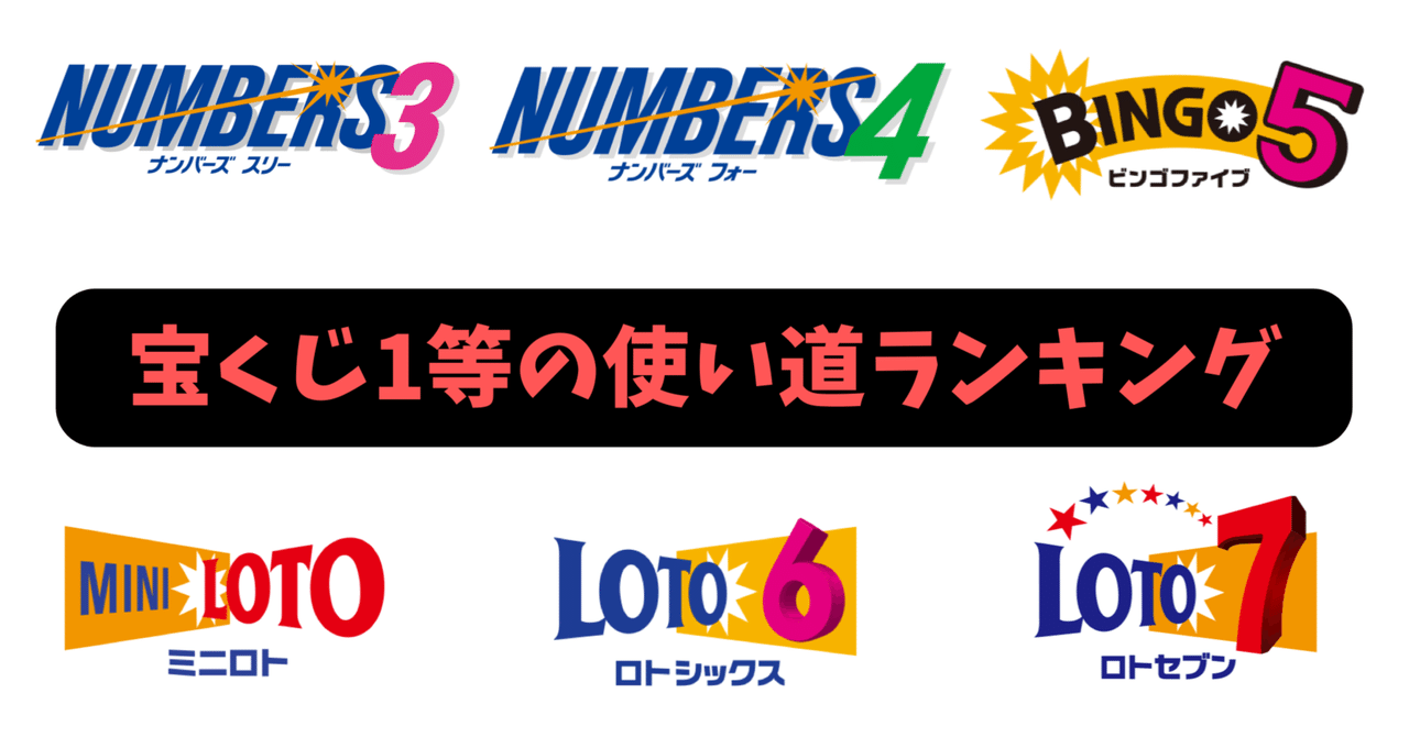 【副業】宝くじで1億円当たった時の使い道ランキング _ロト6,ナンバーズ4Rin🔯ロト6とナンバーズを攻略する人