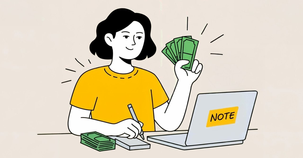 noteって本当に稼げるの?試したら4ヶ月で50万円稼げました。|AI FREAK - 最新のAIツールをご紹介