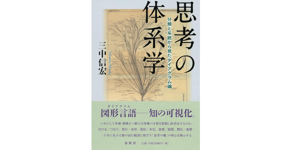 本「思考の体系学」要点。概要と例｜note AIニュース＠E資格挑戦中