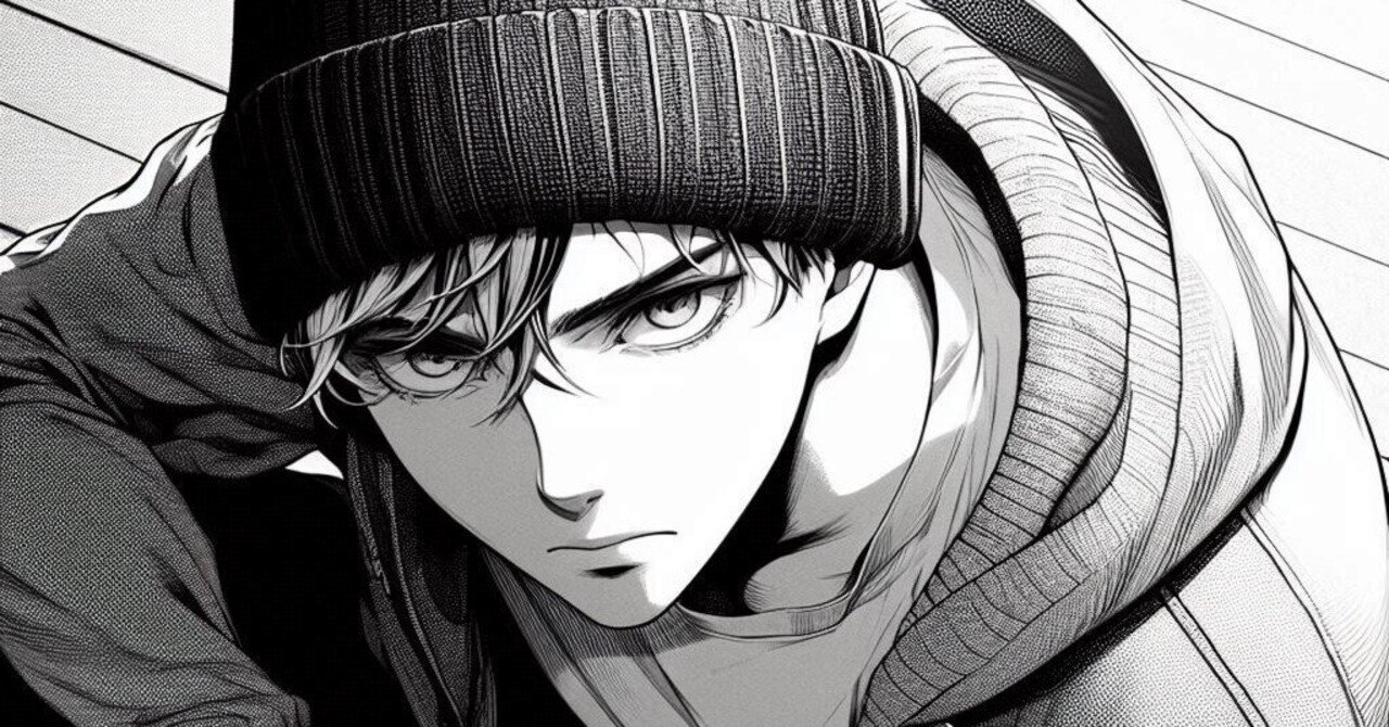 白黒漫画アートへの挑戦。《AI画像生成》｜Lemon🍋