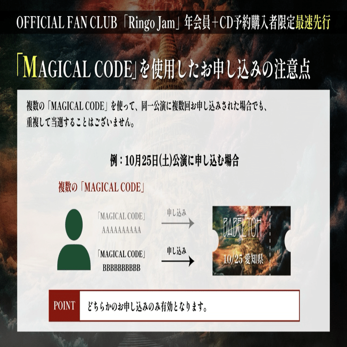 MAGICAL CODE】Mrs.GREEN APPLE〜BABEL no TOH〜【その②複数コード