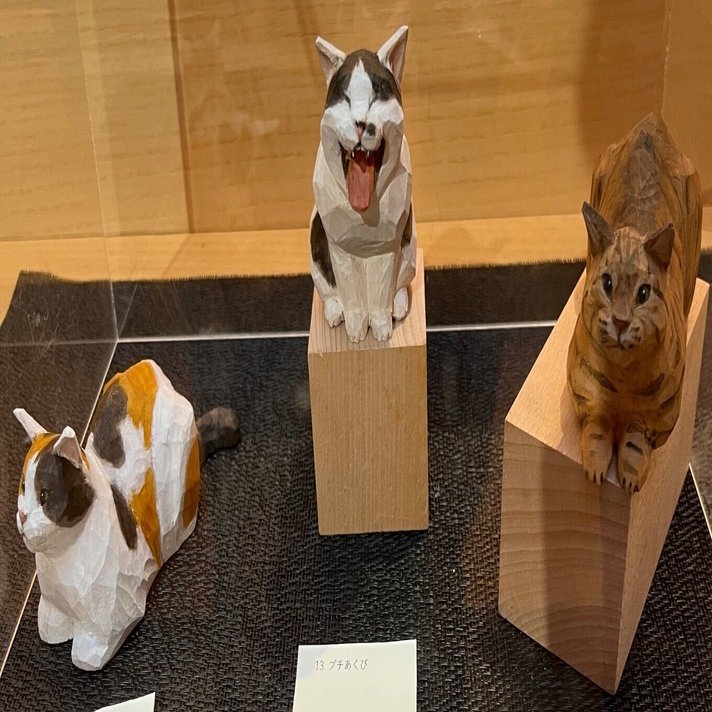 小さな木彫りの猫たち」展を見に銀座蔦屋書店へ｜ふうこ
