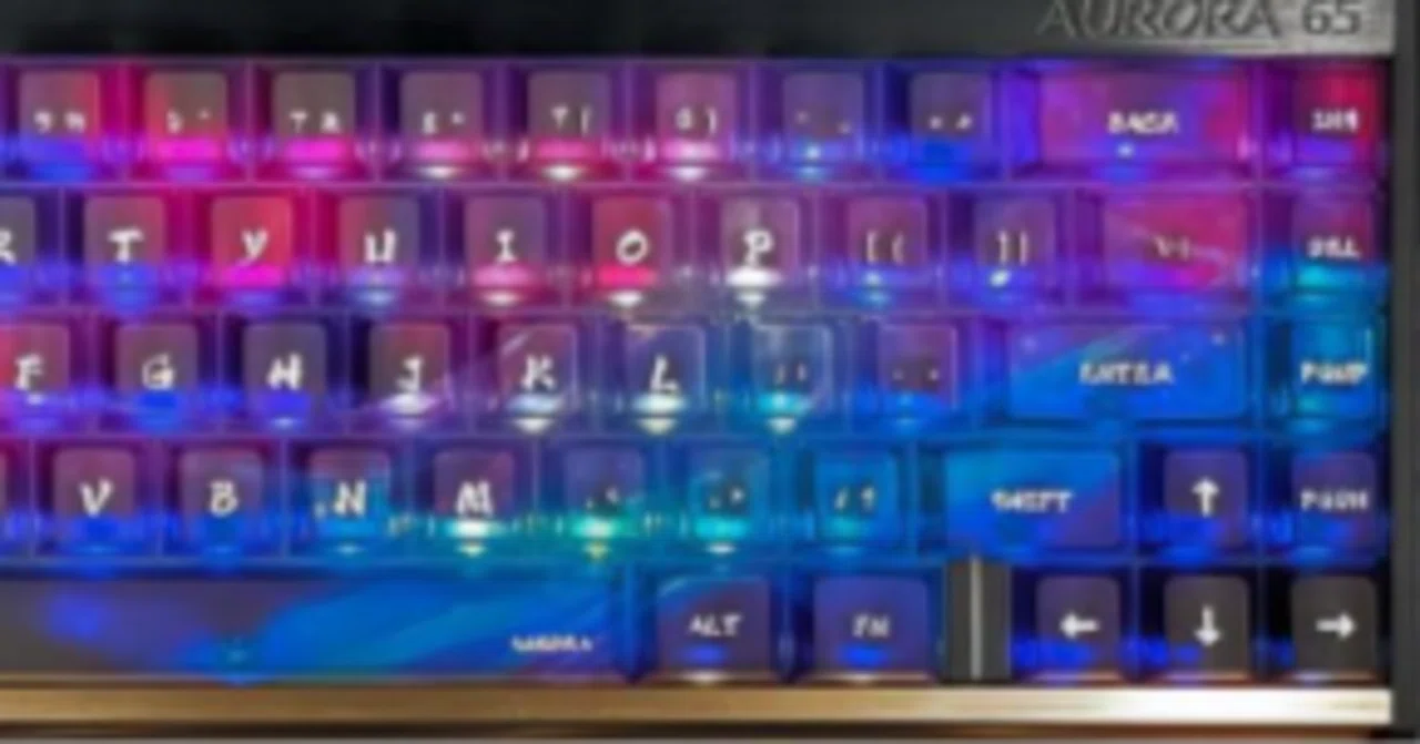 IPI AURORA65 ゲーミングキーボード 8k ラピトリ IPI AURORA65 ラピッドトリガーキーボード Black