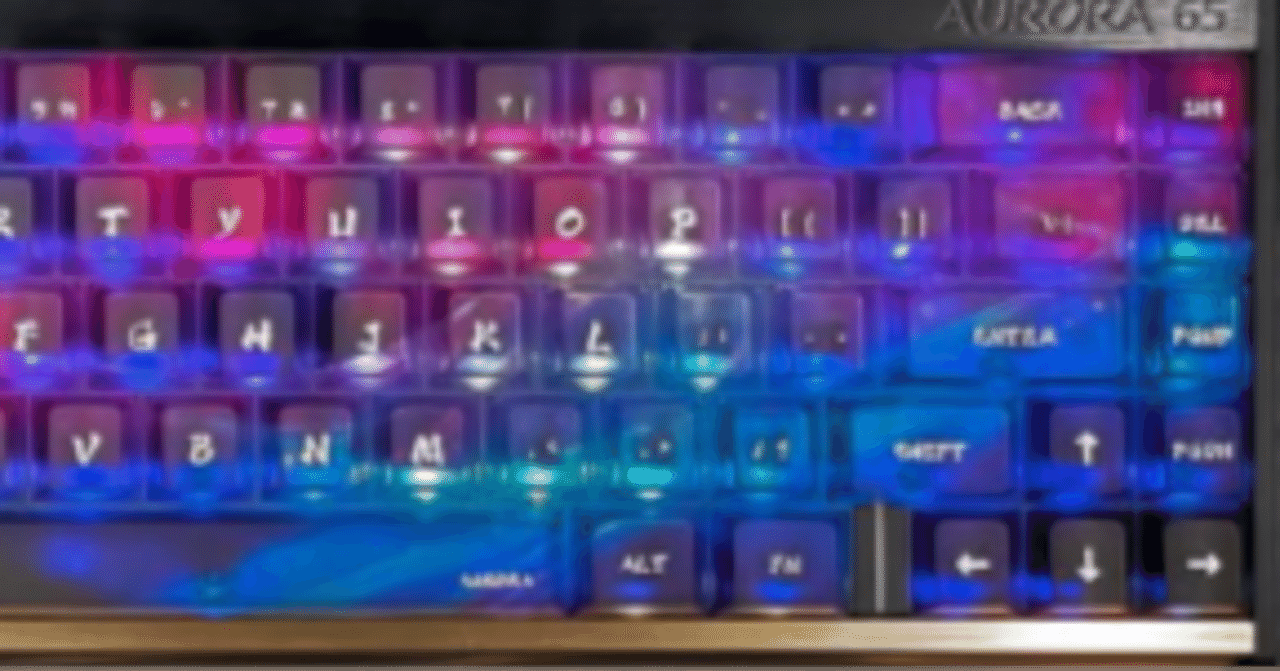 IPI AURORA65 ラピッドトリガーキーボード Black ポーリング