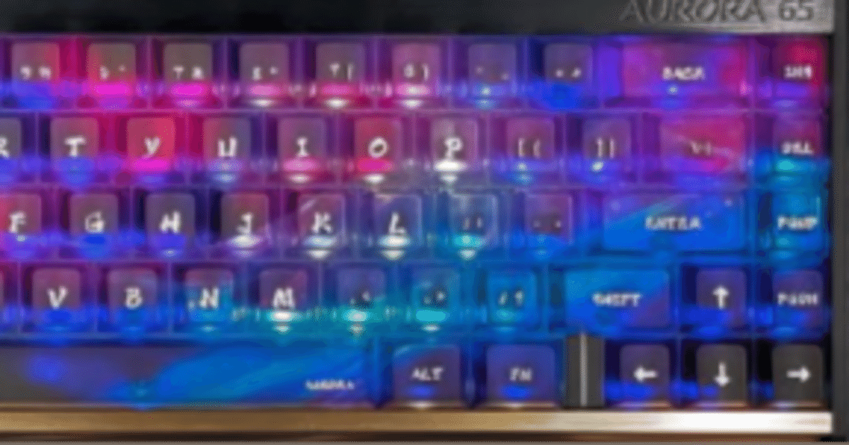 IPI AURORA65 ラピッドトリガーキーボード Black ポーリング
