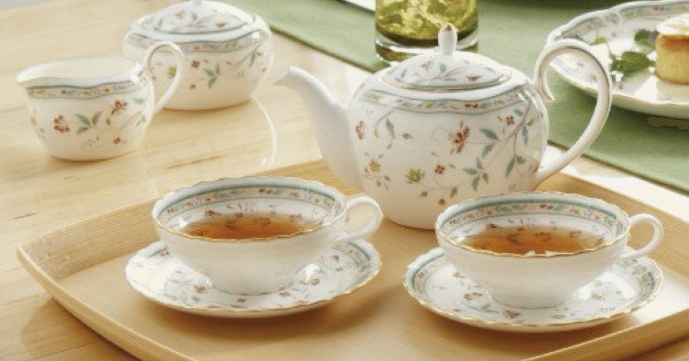 ノリタケ「花更紗」ティー碗皿ペアセットの魅力｜テーブルカルチャーえ