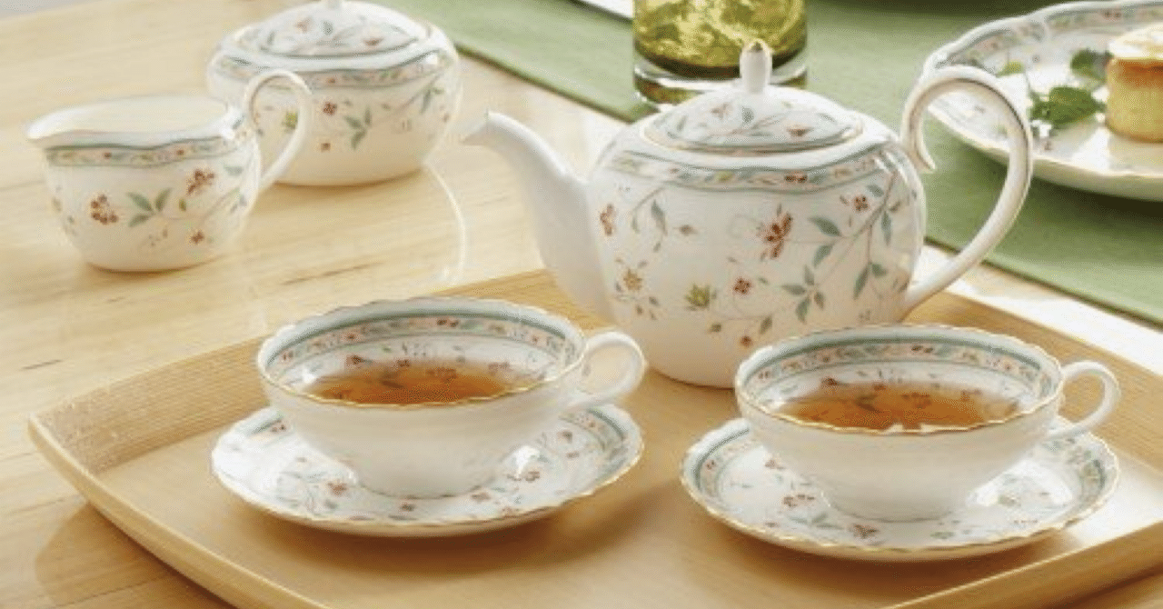 ノリタケ「花更紗」ティー碗皿ペアセットの魅力｜テーブルカルチャーえ
