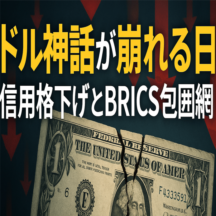 ドル神話が崩れる日：信用格下げとBRICS包囲網｜武智倫太郎