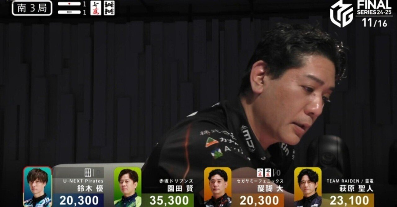 Мリーグ】そして醍醐は踏み込んだ｜沖中祐也・zeRo