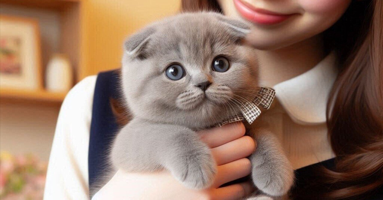 第34回 Image Creator 子猫ちゃん（スコティッシュフォールド