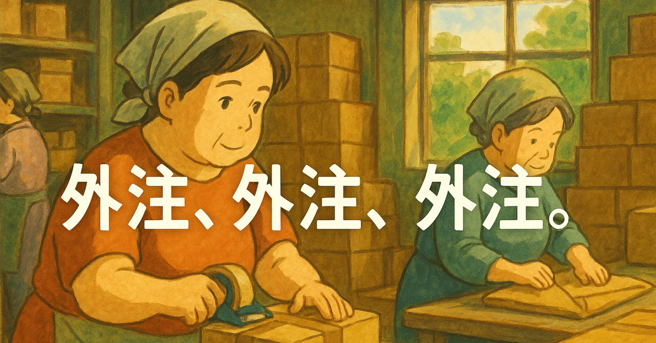 外注、外注、外注。自分の仕事を減らす技術― 自動化・外注化のはじめ方と注意点 ―ゼロイチ起業設計士