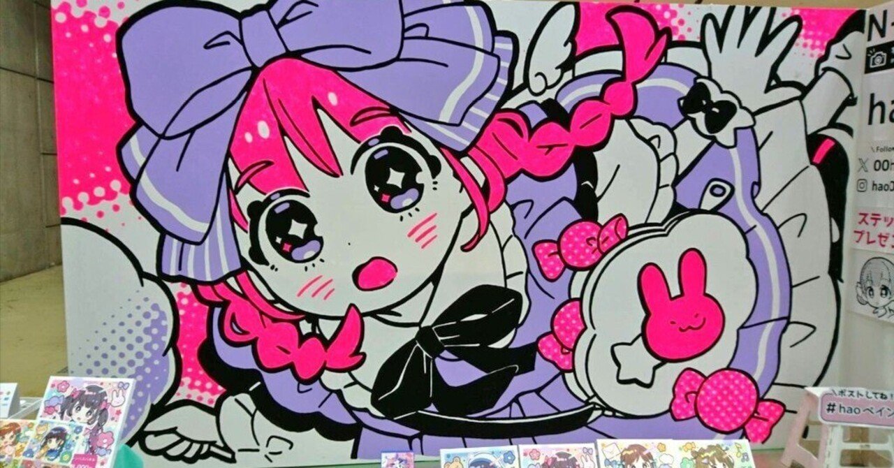 デザインフェスタvol.59ライブペイント出展レポ①（ライブペイント編