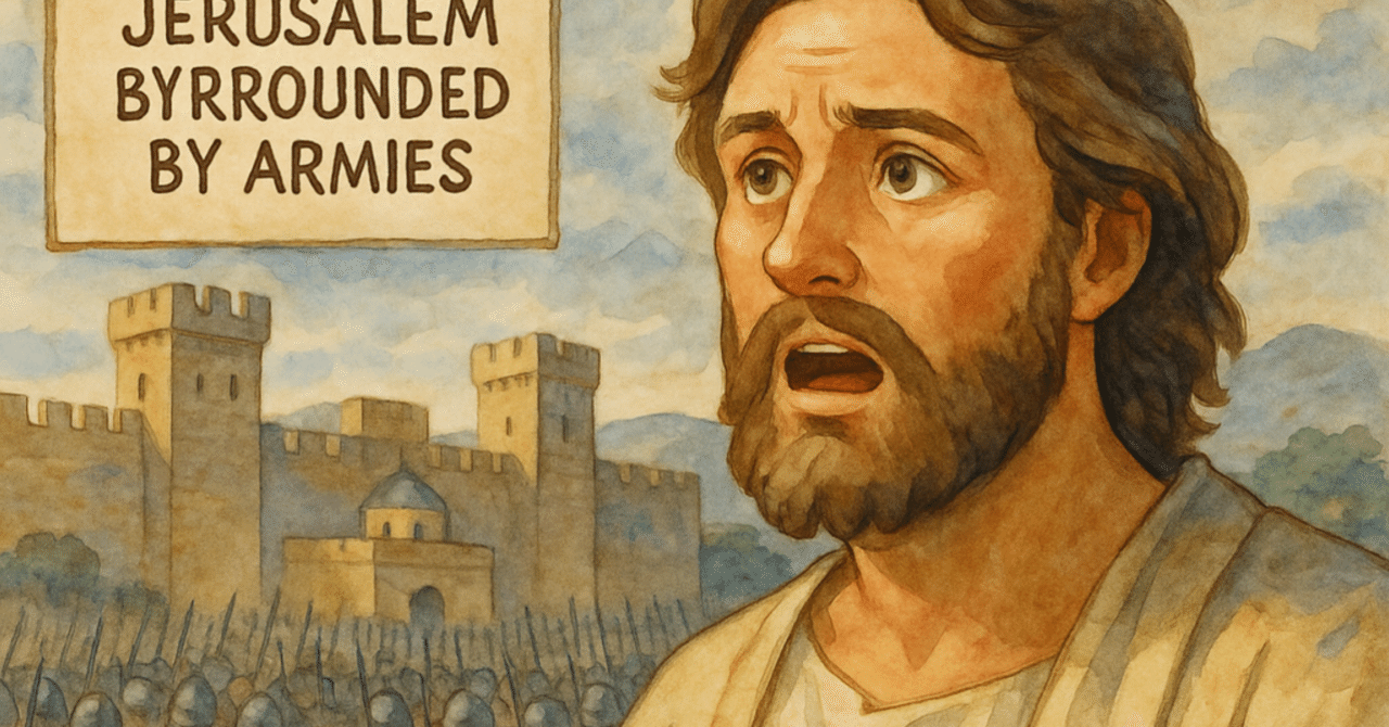 Biblia studere CⅩⅩⅧ、Luc21:20-28、(続)あなたはどう生きるか｜harimako, image size:1280x670