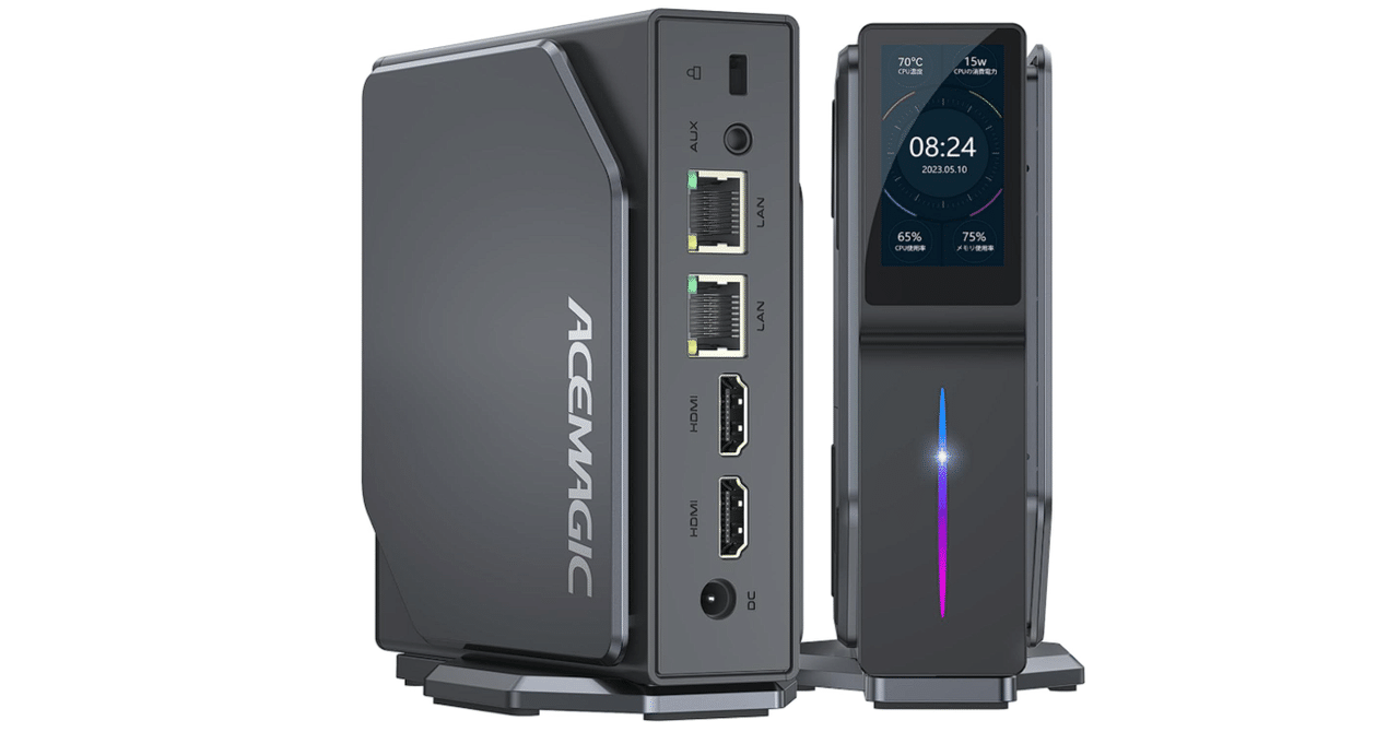 ACEMAGIC ミニPC Intel N97 メモリ16G SSD512G 楽天市場】ACEMAGIC ミニpc n97 mini pc 12世代 ミニpc