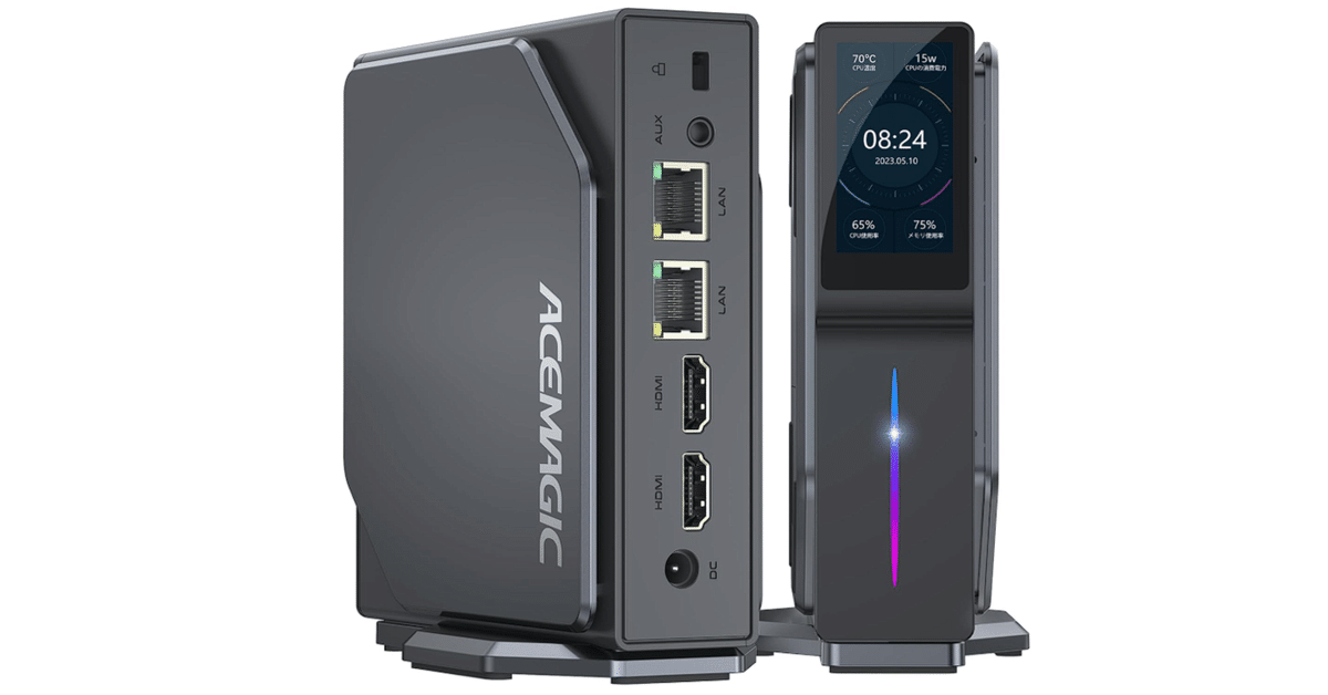 Mini PC N97, 16GB DDR4 256GB SSD Mini Computers, 12th Gen