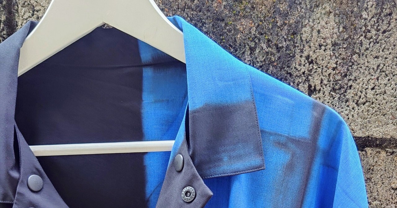 イッセイミヤケ板締め絞りシャツ｜ぐっち