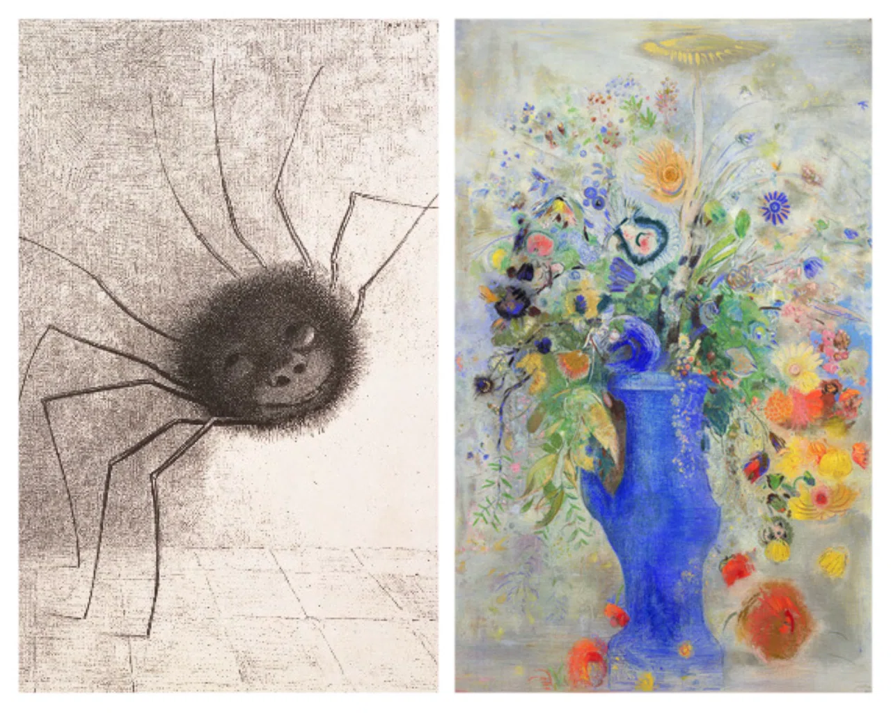The change in painting style is so much fun! Odilon Redon