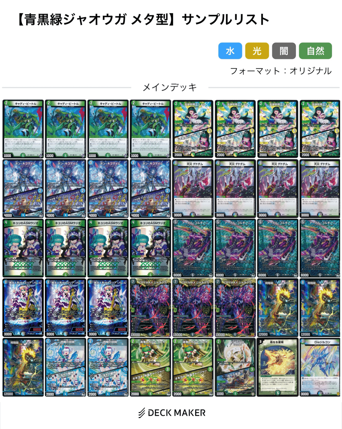 【玉ちゃん】黒単ゼーロ　高レート オリジナル準環境まとめ【DMDB調査報告書・番外編】｜ロニア