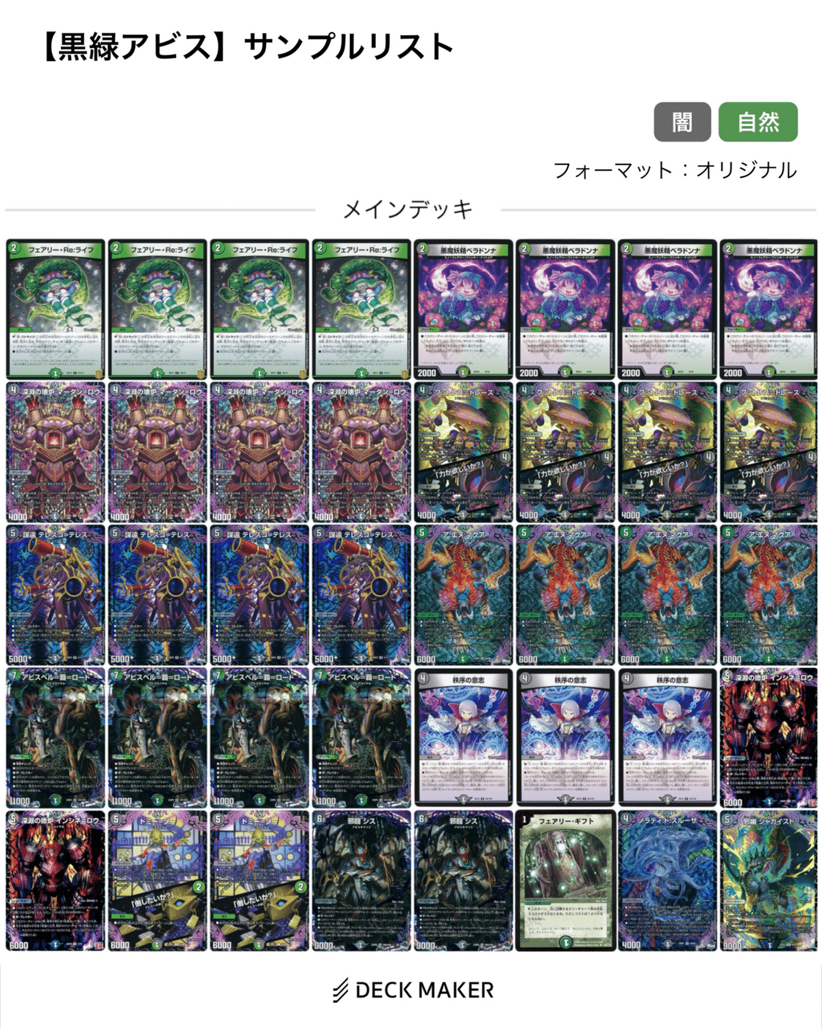 オリジナル準環境まとめ【DMDB調査報告書・番外編】｜ロニア