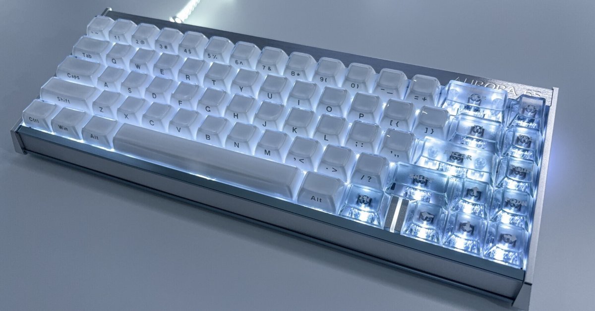 IPI AURORA65 Silver ラピッドトリガー キーボード Rabbit0-Shop / IPI AURORA65 ラピッドトリガーキーボード Sliver
