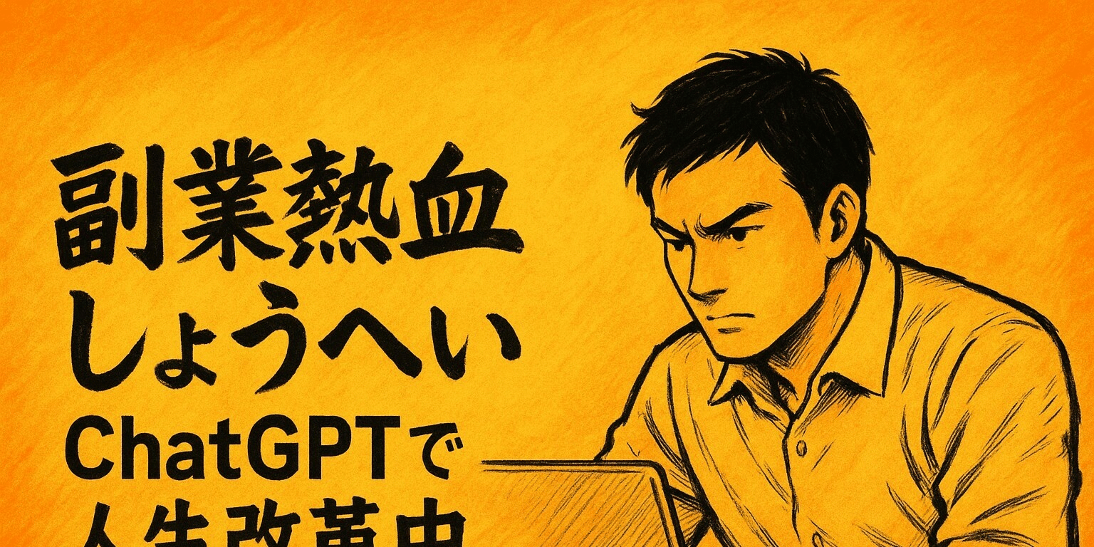 副業熱血しょうへいChatGPTで人生改革中