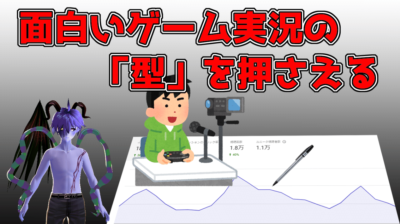 Youtuber Vtuber必見 面白いゲーム実況の 型 ウルリム ムワク Note