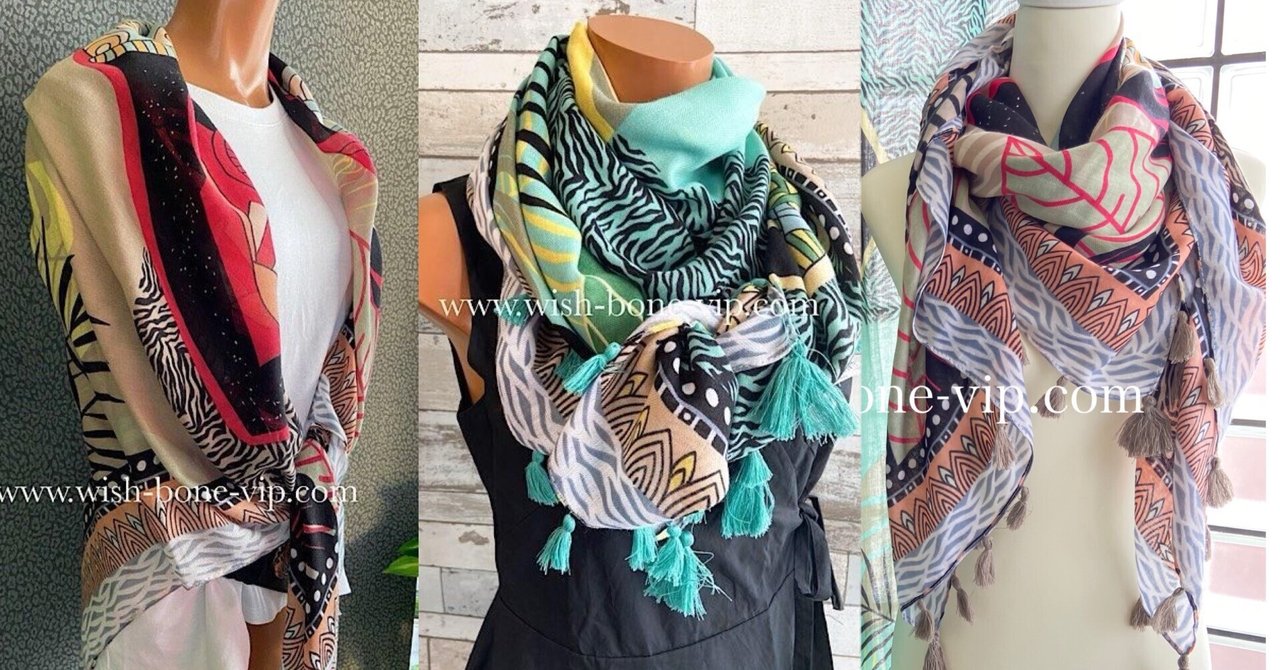 フランスで見つけた大判ストール！色柄がほんとオシャレ｜海外