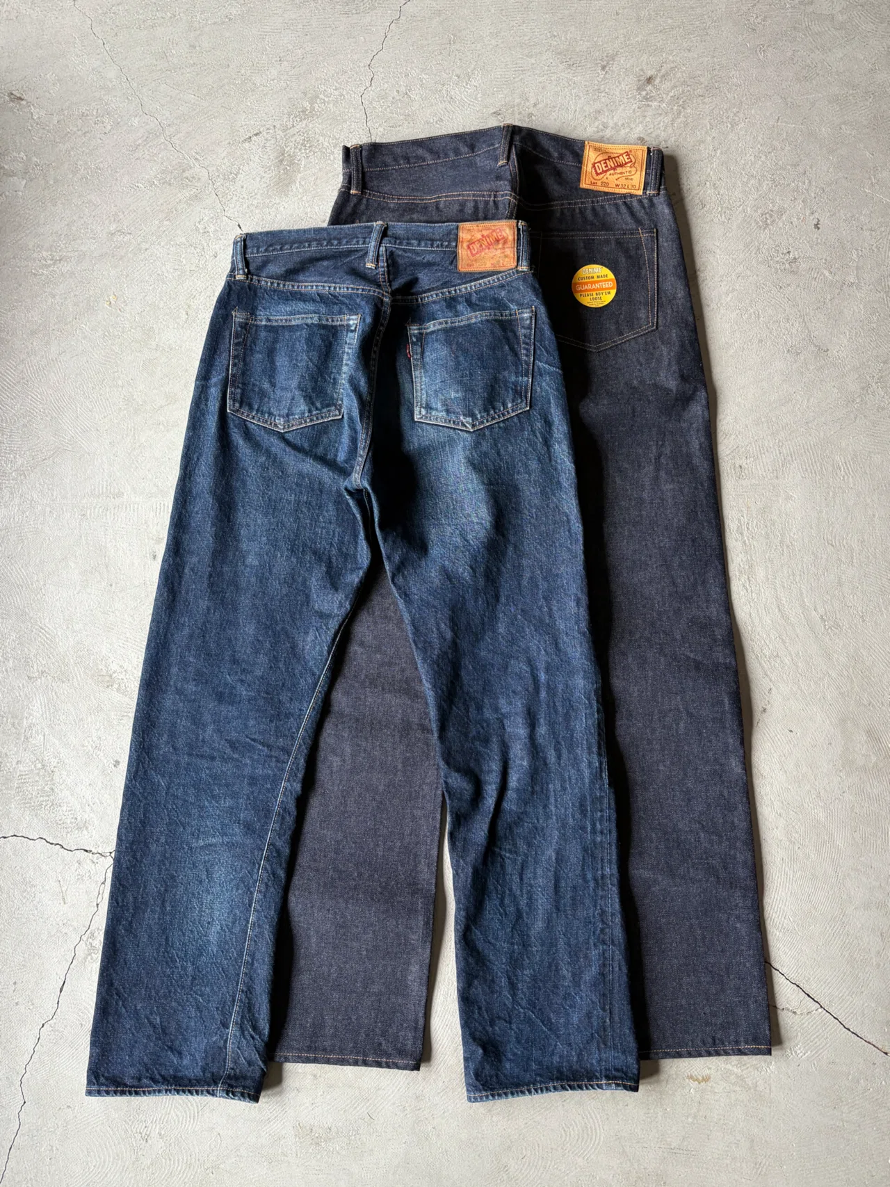 DENIME（ドゥニーム） 220A の経年変化。1年間履き続けた結果。｜Mr