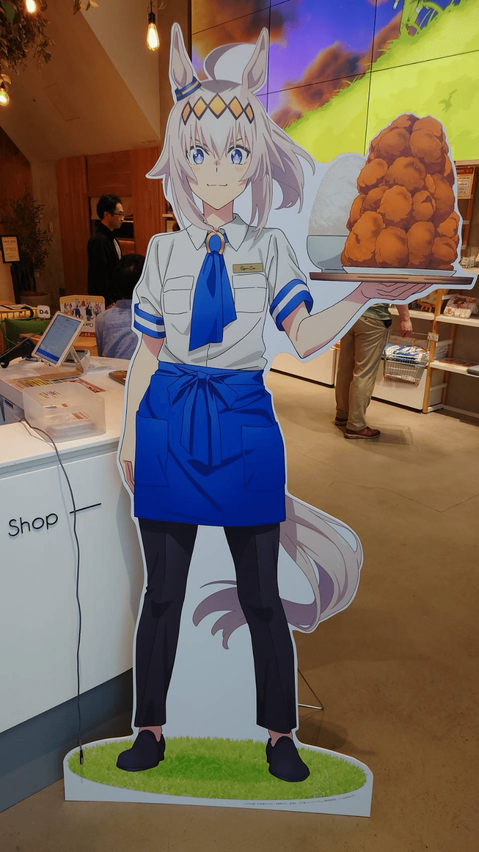 オグリキャップ　缶バッジ4点　ウマ娘　シンデレラグレイ　ブランチパーク　カフェ 缶バッジ（オグリキャップ）【Fan-Xross モール®】