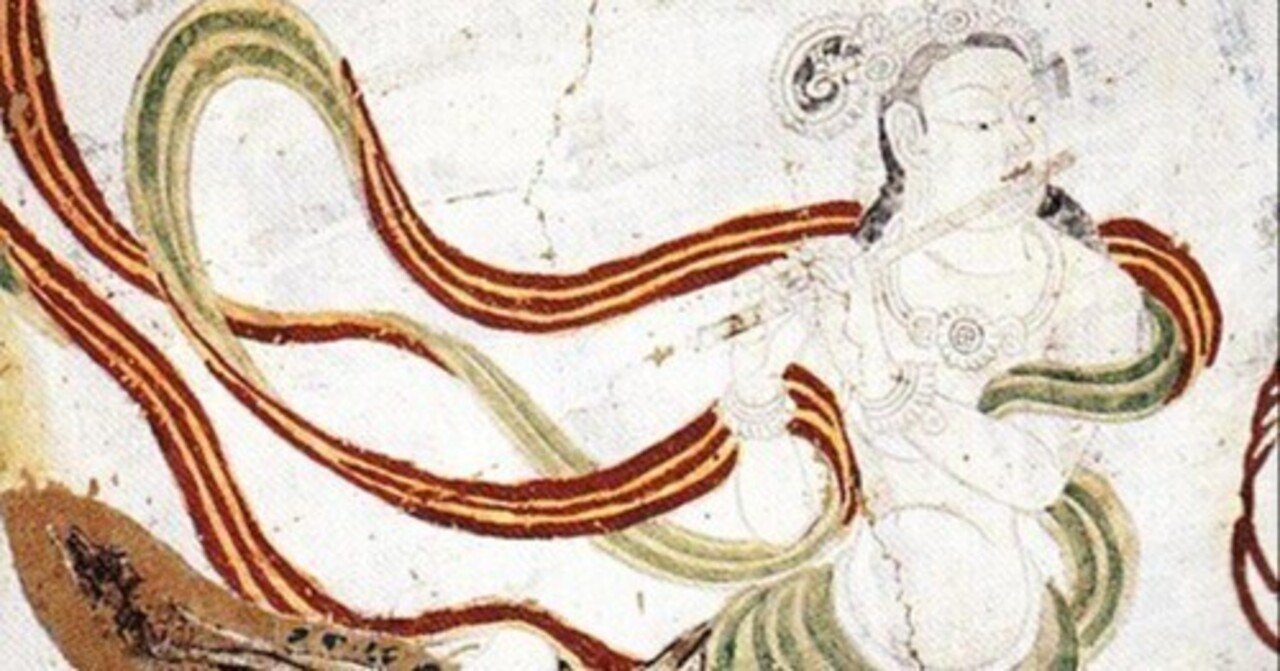 敦煌の飛天の姿って、優雅だけど、どうしてだろう？ ｜IIZUKA K