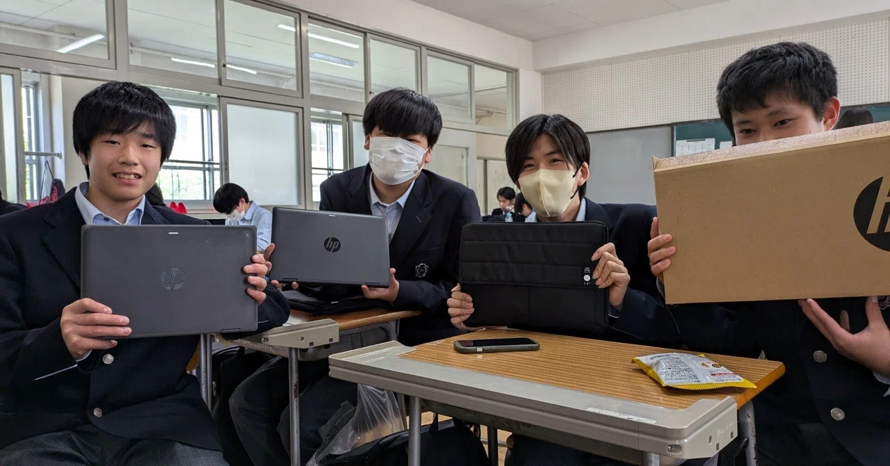 1年生 BYOD端末（タブレットPC）到着！｜【公式】滋賀県立伊香高等学校