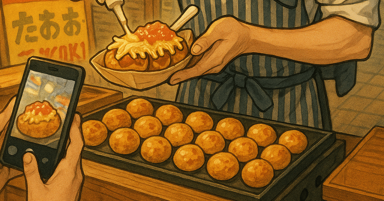 スポットバイトルatたこ焼き屋。genta