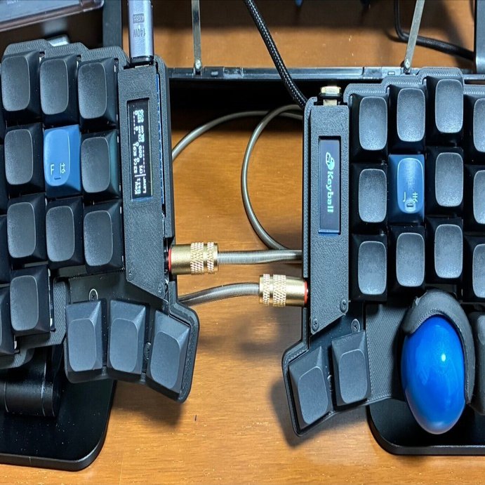 Keyball44 黒 組み立て済み　新品未使用 自作キーボード Keyball44キットを組み立てました。 – no theme.