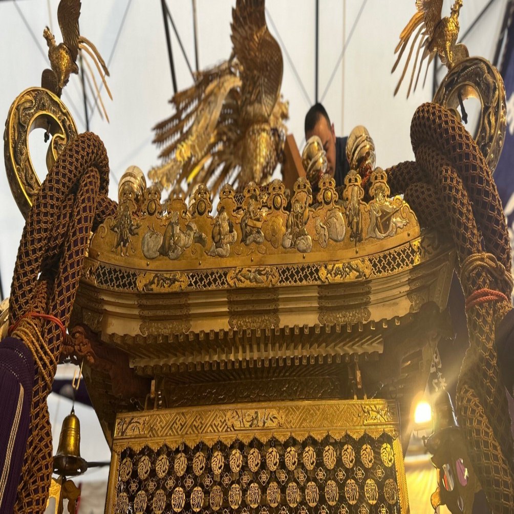 令和7年 神田祭～①旧神田市場 神輿飾付｜宮惣