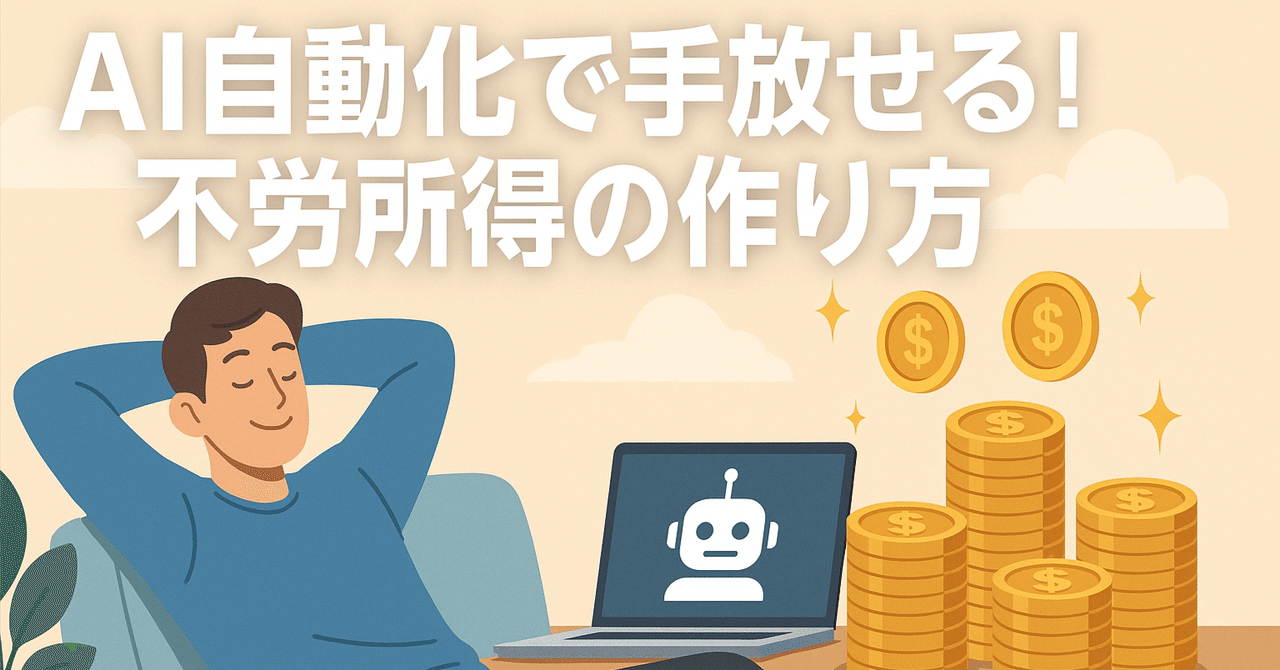 AI自動化で手放せる！不労所得の作り方Strategist