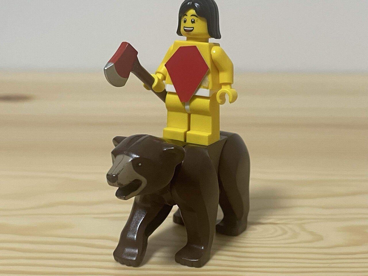 熊を蹴る金太郎 レア貴重 金太郎、作ってみた。｜kaworukumada