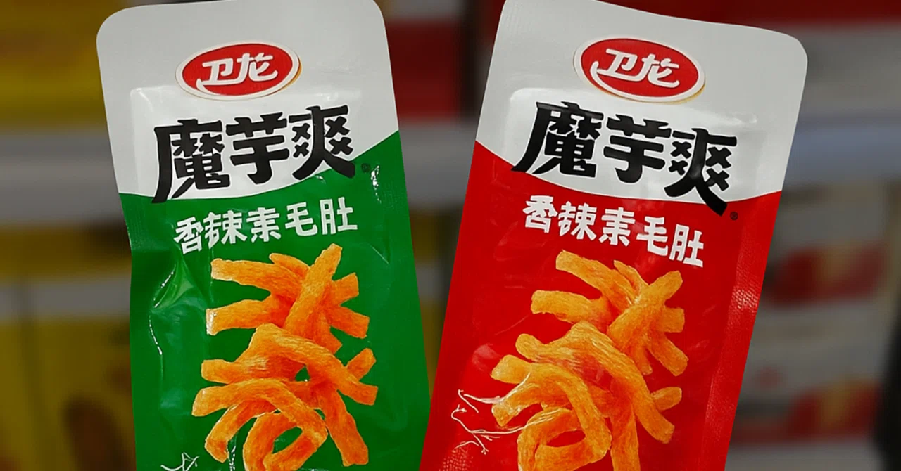 舌ビリビリだけど止まらない…!? 上海の激安スーパーで見つけた“魔芋爽