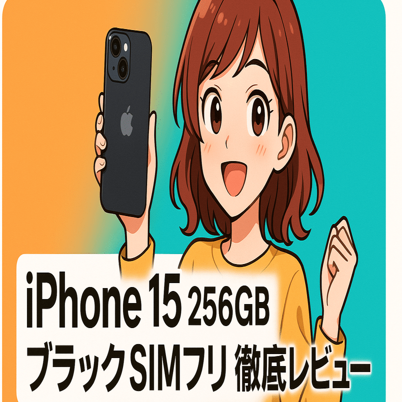 2025年最新】iPhone 15 256GB ブラック SIMフリー徹底レビュー｜最強