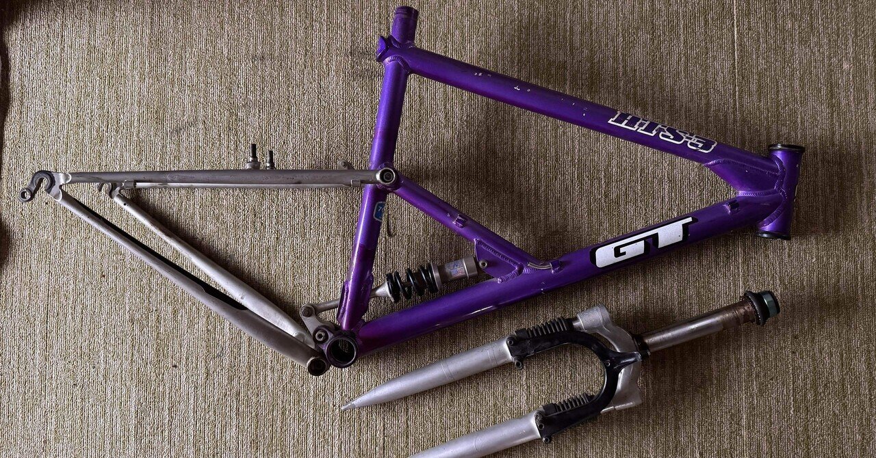 オールドMTBの再生 GT RTS|chill_cycling