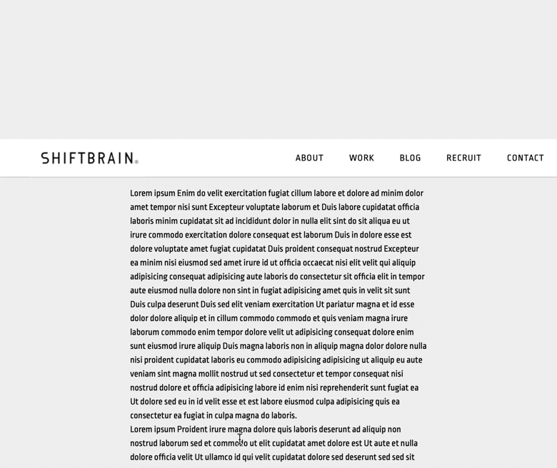 スティッキーヘッダーの作成 Jquery Yuta Note スティッキーヘッダーの作成 Jquery Yuta Note
