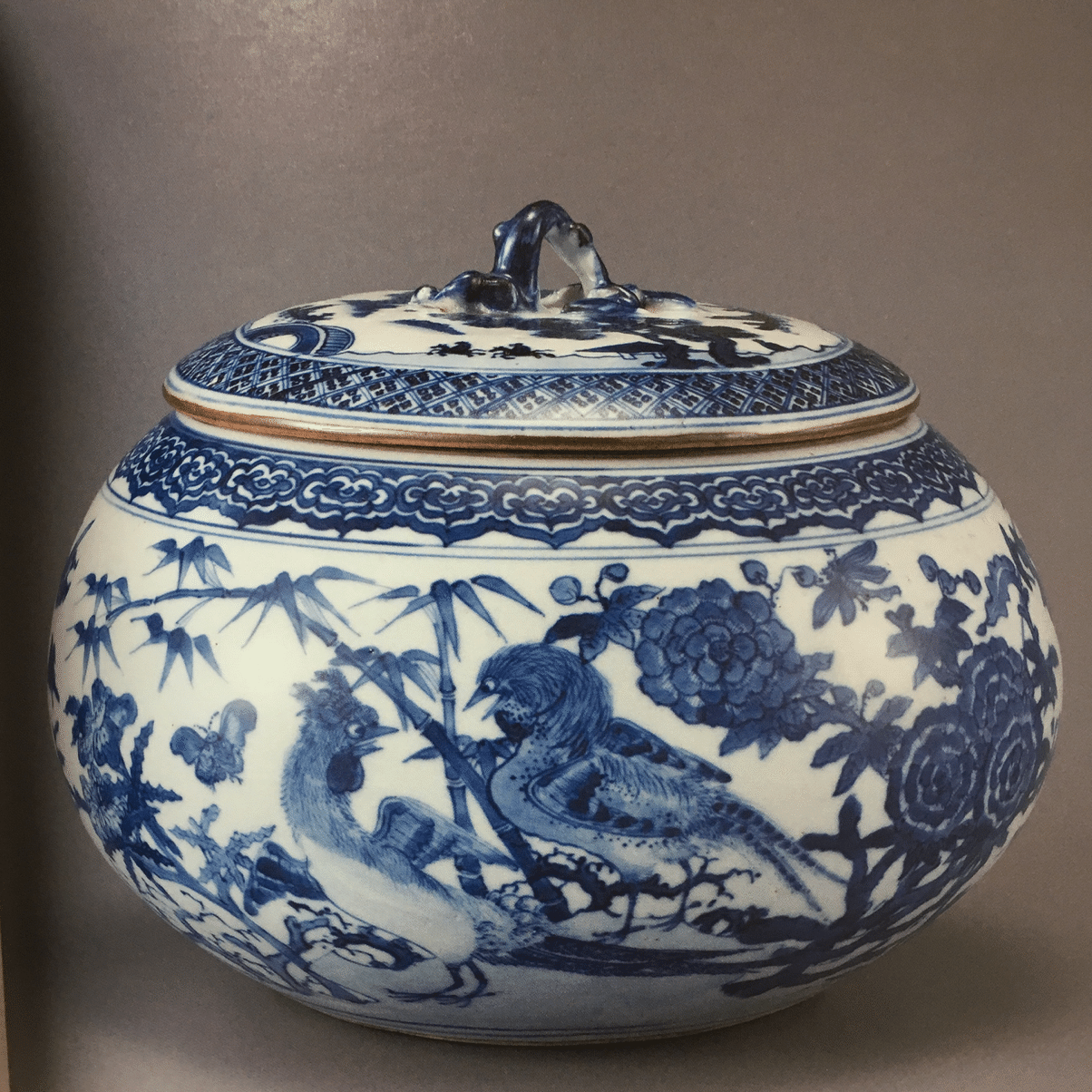 中国 色絵 水注 蝋印付