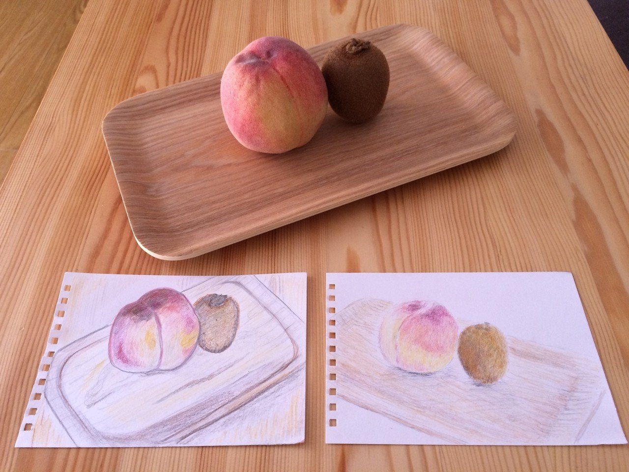 デッサン 何十年ぶりかのデッサン 子供の頃は絵が好きで 日曜の朝は スケッチブックを片手に一人で川に行っていた 風景画が多くて 鉛筆で書いていたので いつも手が真っ黒 左の力強いタッチが私 こ Sanae Note