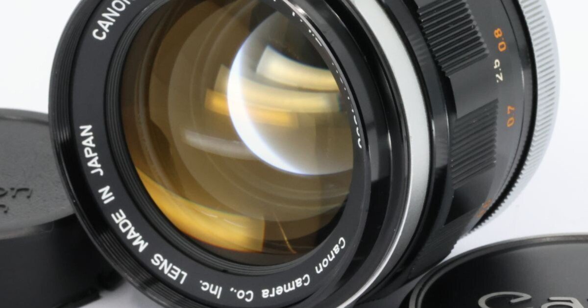 2025/05/21入荷｜Canon FL 55mm F1.2｜F1.2のとろけるボケ味、ポート