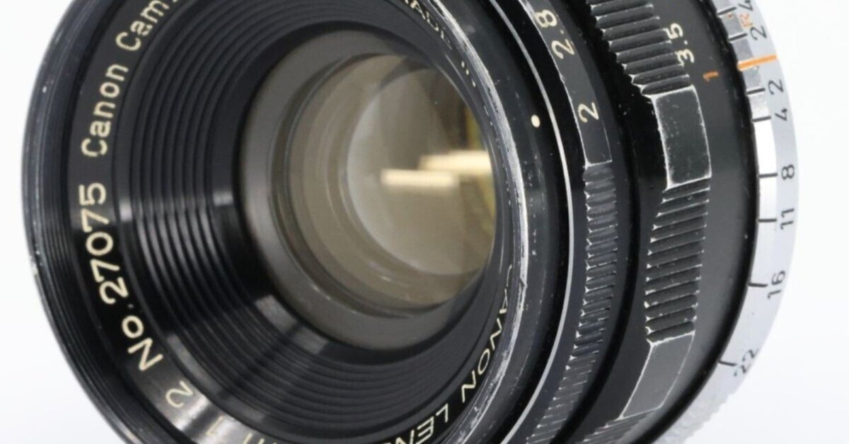 キヤノン P + 35mm F2.8 Lマウント L39［ジャンク品］ 中古